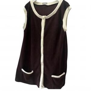 NEW PLANET SEA girl's terry cover up in brown